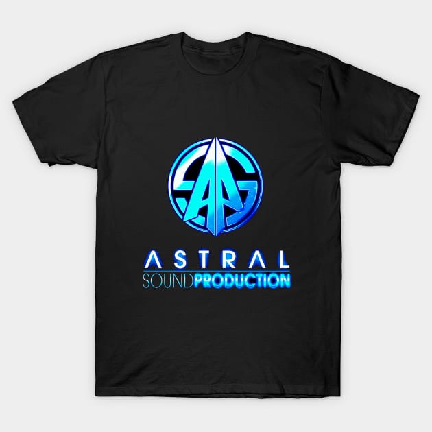 Astral Sound Logo Designer T-Shirt by spiceson